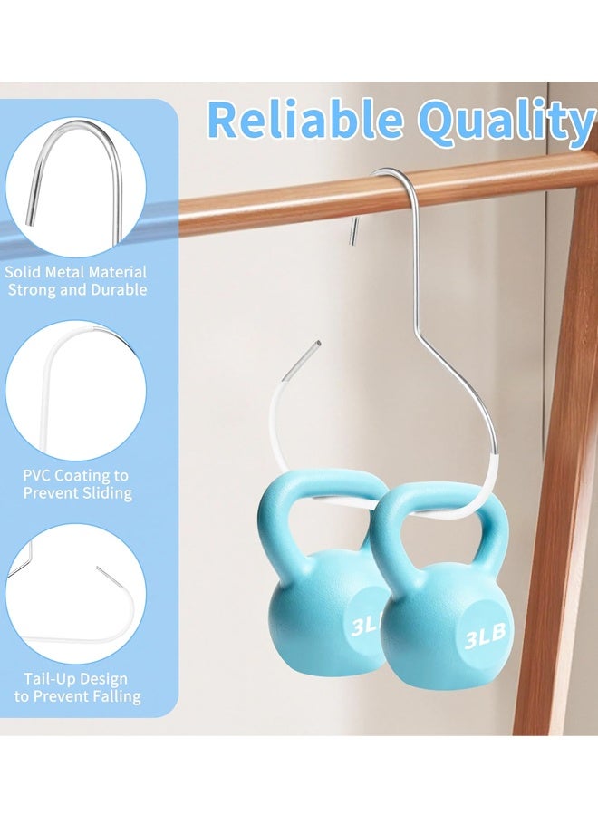 6 Packs Hat Hangers for Closet, Premium Hat Organizer,Cap Rack for Organizers and Storage, for Belt, Scarf, Tie, Purse - Image 4